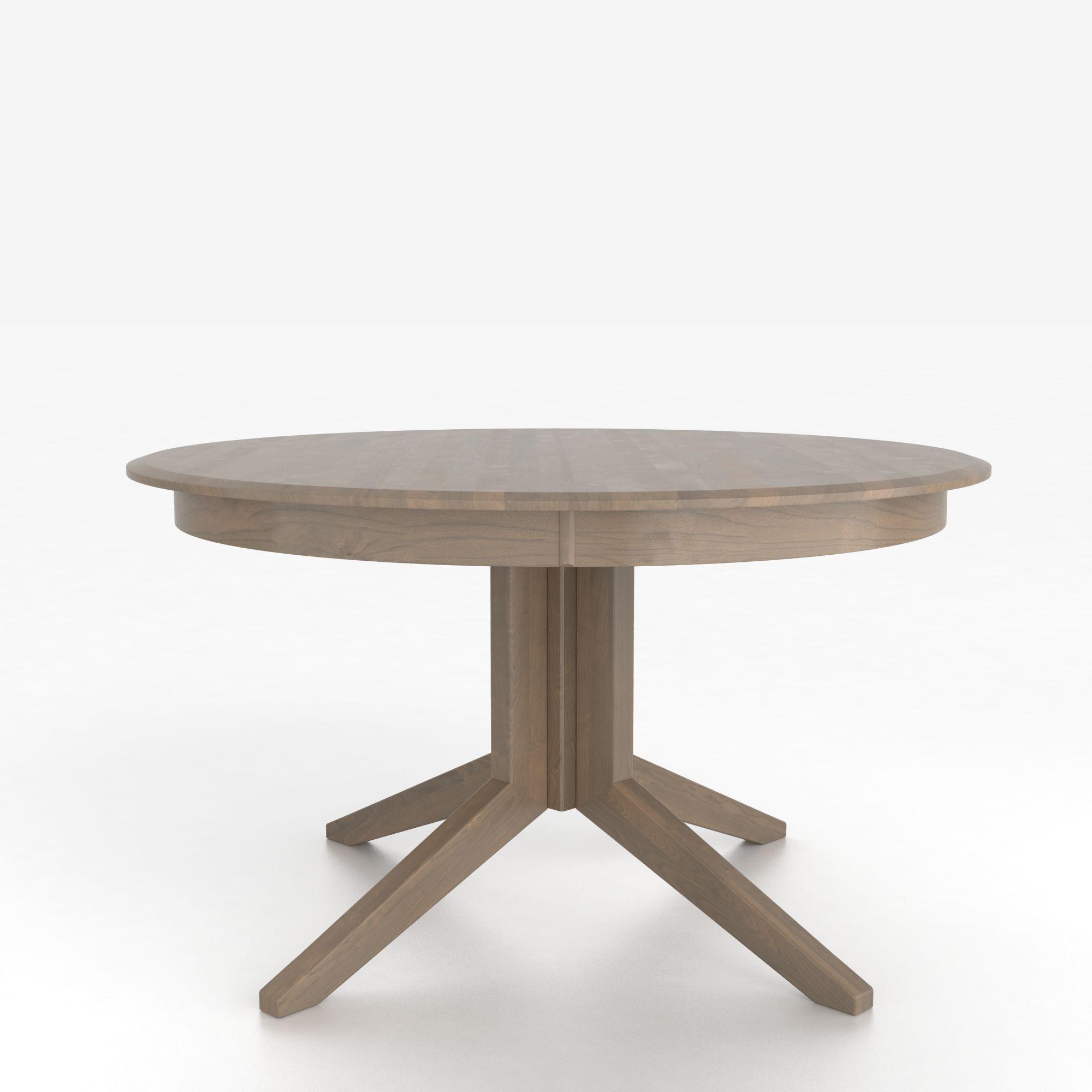 Canadel round store table with pedestal